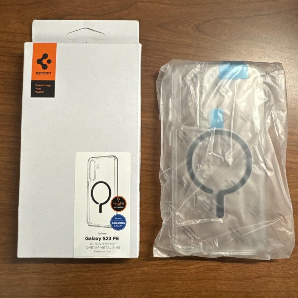 Spigen Samsung Galaxy S23 FE Ultra Hybrid Metal Ring MagFit Phone Case ACS06374